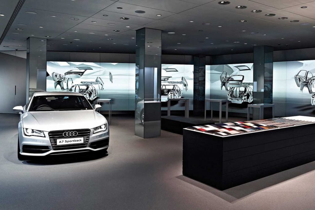 Renovatie autoshowroom