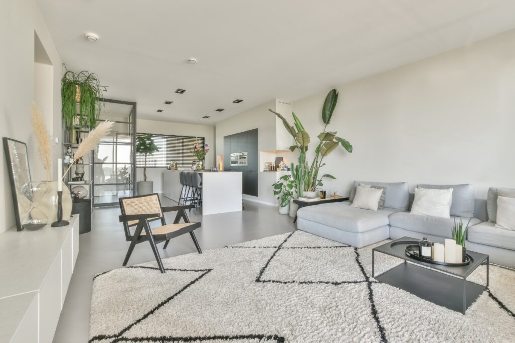 woonkamer gietvloer renovatie